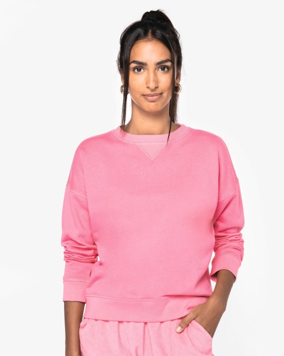 Sweat-shirt personnalisable NATIVE SPIRIT Sweat-shirt écoresponsable à épaules tombantes femme