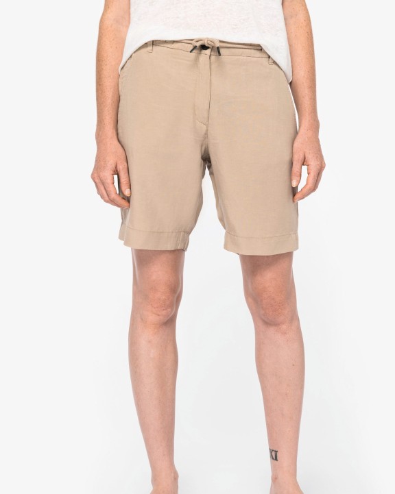 NATIVE SPIRIT Lyocell TENCEL™-Bermuda-Shorts für Damen - 190g  personalisierbar