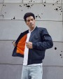 CLIQUE Bomber Jacke personalisierbar