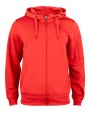 CLIQUE Basic Active Hoody Full Zip Sweatshirt personalisierbar