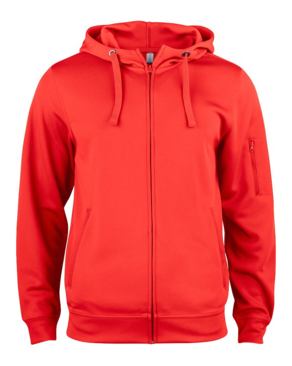 CLIQUE Basic Active Hoody Full Zip Sweatshirt personalisierbar
