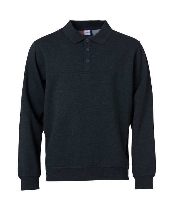 CLIQUE Basic Polo Sweater Sweatshirt personalisierbar