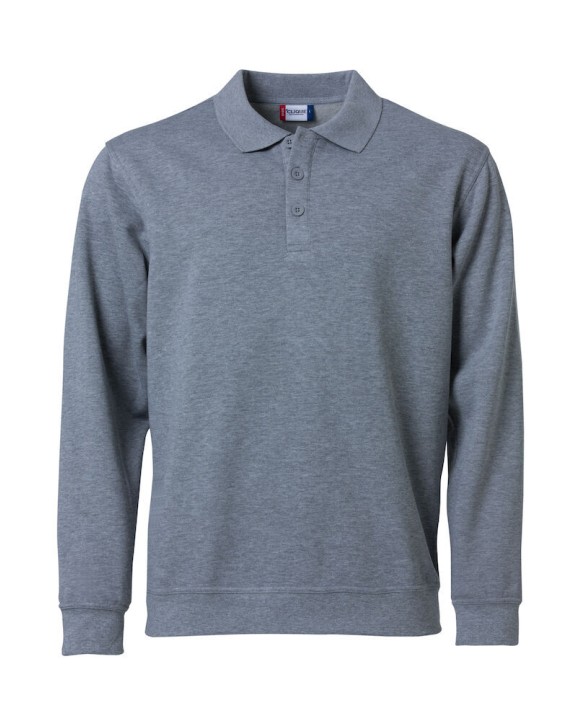 CLIQUE Basic Polo Sweater Sweatshirt personalisierbar