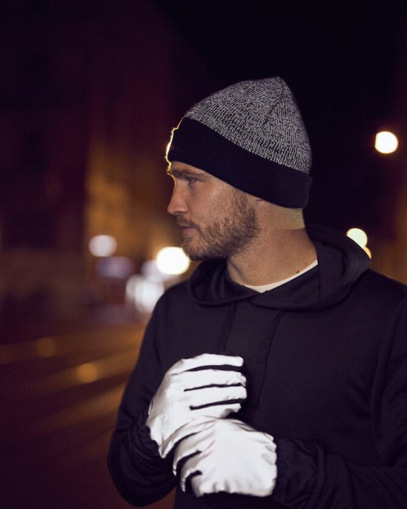 Bonnet, Écharpe & Gant personnalisable CLIQUE Hubert Reflective