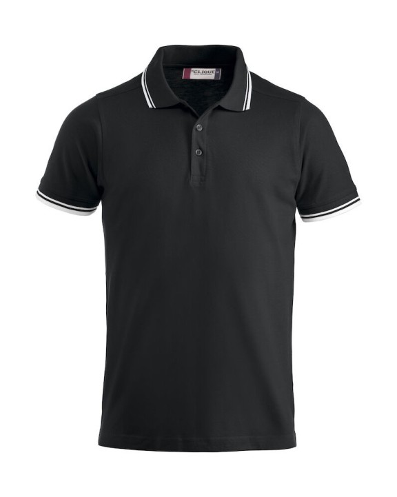 CLIQUE Amarillo Poloshirt personalisierbar