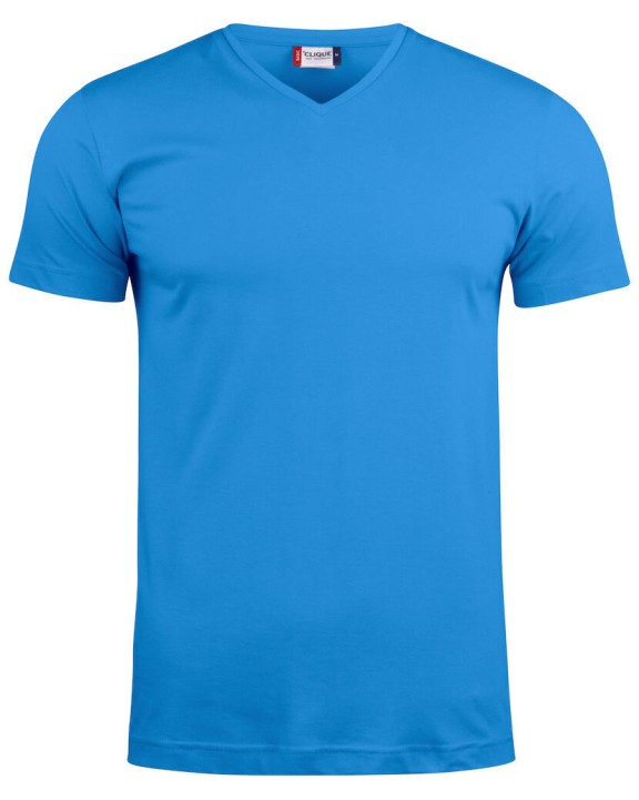 CLIQUE Basic-T V-neck T-Shirt personalisierbar
