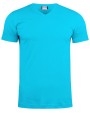 CLIQUE Basic-T V-neck T-Shirt personalisierbar