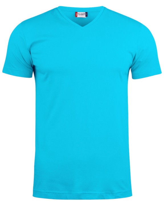 CLIQUE Basic-T V-neck T-Shirt personalisierbar