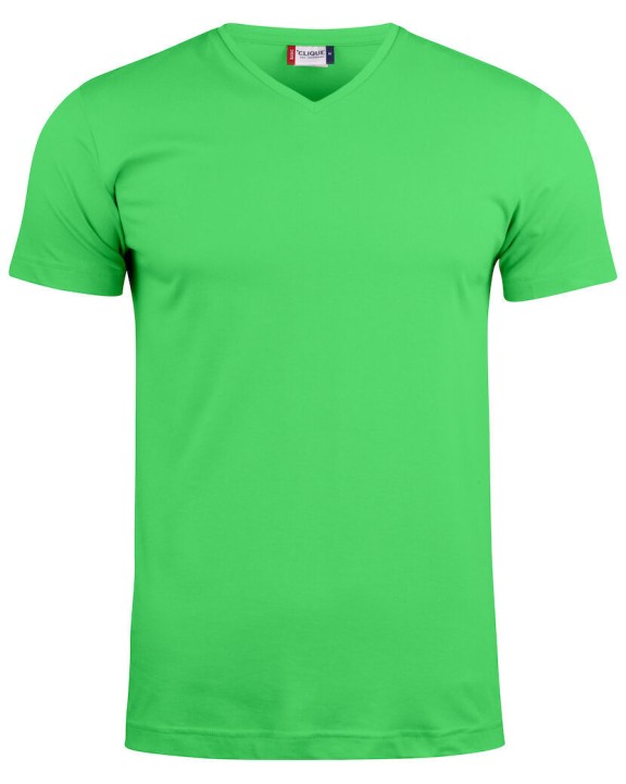 CLIQUE Basic-T V-neck T-Shirt personalisierbar