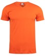 CLIQUE Basic-T V-neck T-Shirt personalisierbar