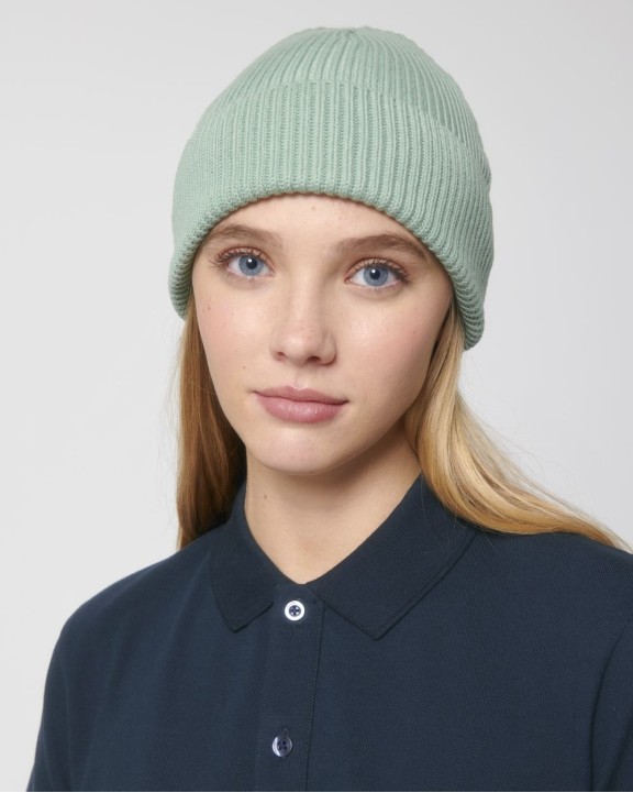 STANLEY/STELLA Fisherman Beanie Mütze, Schal & Handschuh personalisierbar