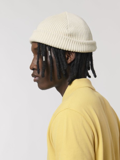 Bonnets à personnaliser STANLEY/STELLA Fisherman Beanie naturel