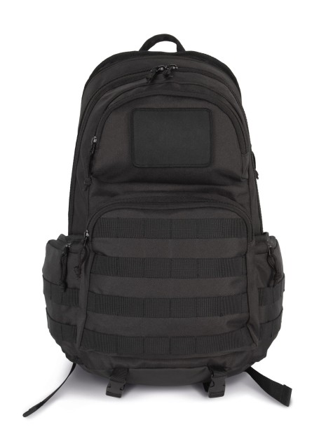 Sacs & Bagagerie à personnaliser KIMOOD Sac à dos tactique MOLLE, style urbain noir