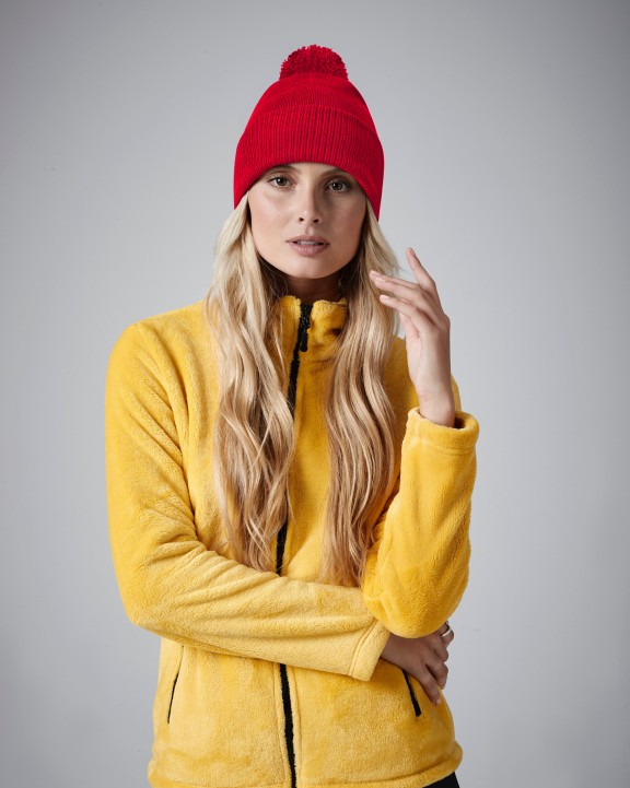 BEECHFIELD Snowstar®-Mütze aus Bio-Baumwolle Mütze, Schal & Handschuh personalisierbar