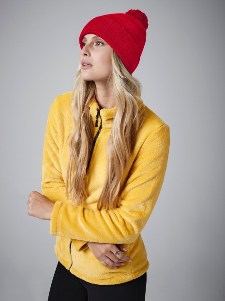 Bonnets, Écharpes & Gants à personnaliser BEECHFIELD Bonnet Snowstar® en coton bio 