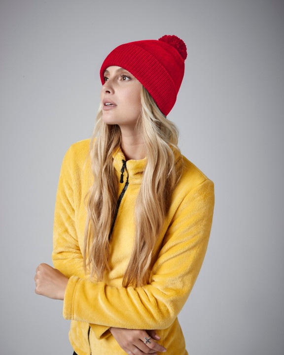 BEECHFIELD Snowstar®-Mütze aus Bio-Baumwolle Mütze, Schal & Handschuh personalisierbar