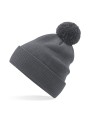 BEECHFIELD Bonnet Snowstar® en coton bio gris graphite personnalisable