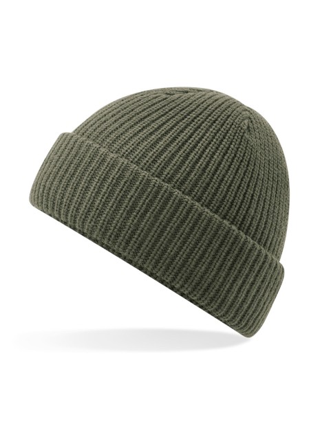 BEECHFIELD Bonnet thermique déperlant vert olive personnalisable