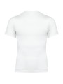KARIBAN T-shirt seconde peau écoresponsable manches courtes homme blanc personnalisable