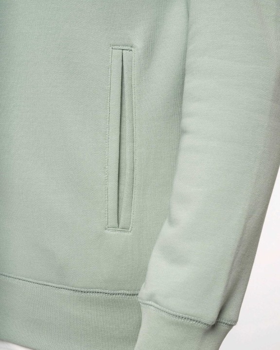 KARIBAN Umweltfreundliches Unisex-Kapuzensweatshirt mit Reißverschluss Sweatshirt personalisierbar