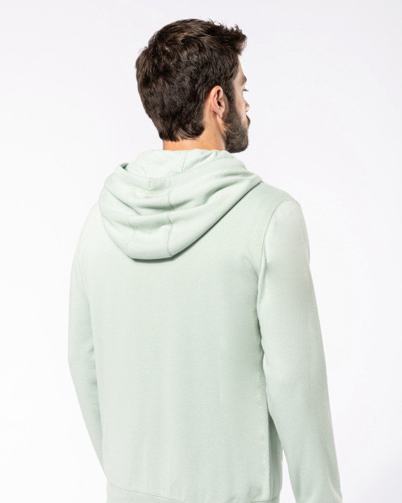 KARIBAN Umweltfreundliches Unisex-Kapuzensweatshirt mit Reißverschluss Sweatshirt personalisierbar