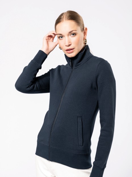 Sweat-shirts à personnaliser KARIBAN Veste molleton gratté femme 
