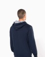 KARIBAN Unisex-Kapuzensweatshirt mit kontrastfarbener Kapuze und Motiven Sweatshirt personalisierbar