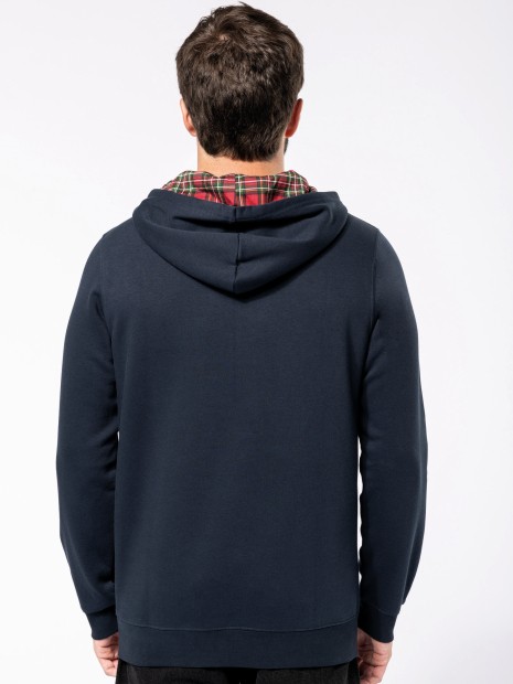 Sweat-shirts à personnaliser KARIBAN Sweat-shirt à capuche contrastée à motifs unisexe 