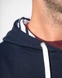 KARIBAN Unisex-Kapuzensweatshirt mit kontrastfarbener Kapuze und Motiven Sweatshirt personalisierbar