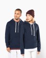 KARIBAN Unisex-Kapuzensweatshirt mit kontrastfarbener Kapuze und Motiven Sweatshirt personalisierbar