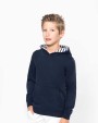 Sweater KARIBAN Unisex kindersweater met contrasterende capuchon met motief voor bedrukking &amp; borduring
