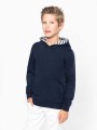 Sweat-shirts à personnaliser KARIBAN Sweat-shirt à capuche contrastée à motifs enfant unisexe 