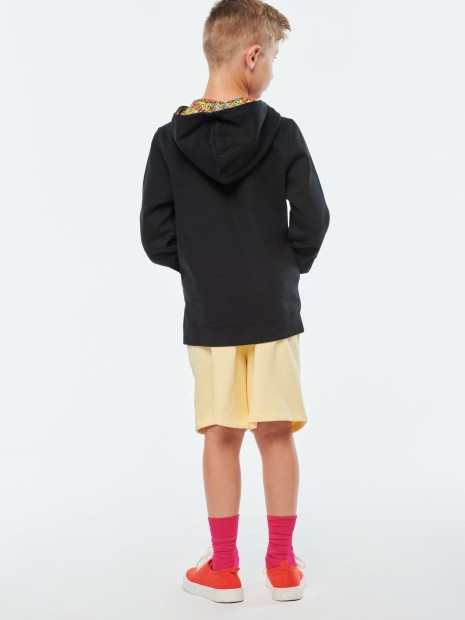 Sweat-shirts à personnaliser KARIBAN Sweat-shirt à capuche contrastée à motifs enfant unisexe 