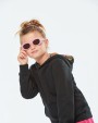 KARIBAN Kapuzensweatshirt mit kontrastfarbener Kapuze und Motiven für Kinder Sweatshirt personalisierbar