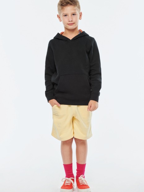 Sweat-shirts à personnaliser KARIBAN Sweat-shirt à capuche contrastée à motifs enfant unisexe 
