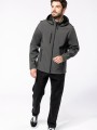 Softshells à personnaliser KARIBAN Veste Softshell 3 couches à capuche avec manches amovibles unisexe 