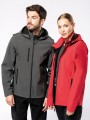 Softshells à personnaliser KARIBAN Veste Softshell 3 couches à capuche avec manches amovibles unisexe 