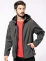 Softshells à personnaliser KARIBAN Veste Softshell 3 couches à capuche avec manches amovibles unisexe 