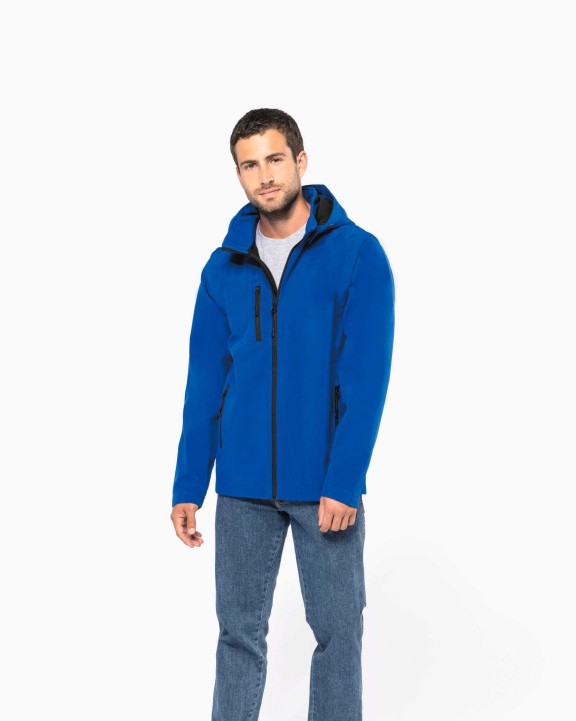 Softshell personnalisable KARIBAN Veste Softshell 3 couches à capuche avec manches amovibles unisexe