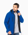 Softshell personnalisable KARIBAN Veste Softshell 3 couches à capuche avec manches amovibles unisexe