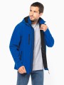 Softshells à personnaliser KARIBAN Veste Softshell 3 couches à capuche avec manches amovibles unisexe 
