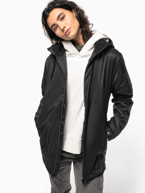 Vestes à personnaliser KARIBAN Veste à capuche avec doublure en micropolaire unisexe 