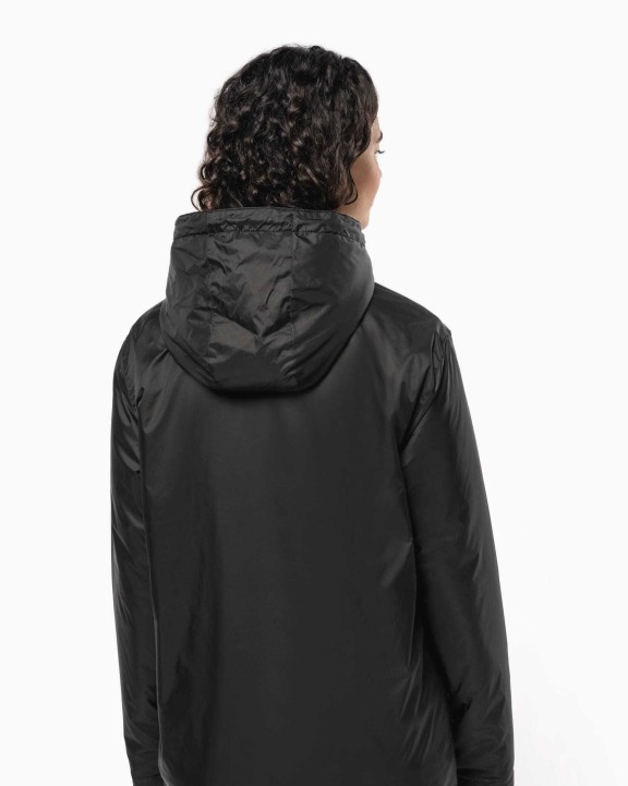 KARIBAN Gefütterte Unisex-Kapuzenjacke aus Mikrofleece Jacke personalisierbar