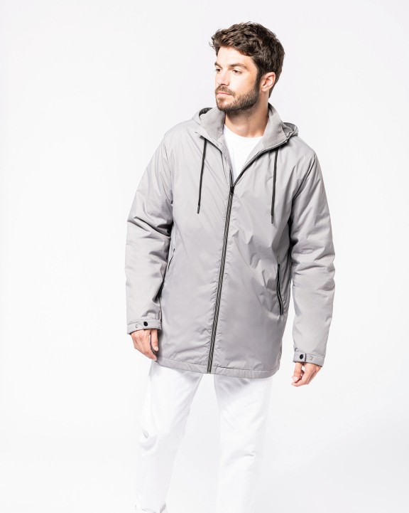 Veste personnalisable KARIBAN Veste à capuche avec doublure en micropolaire unisexe