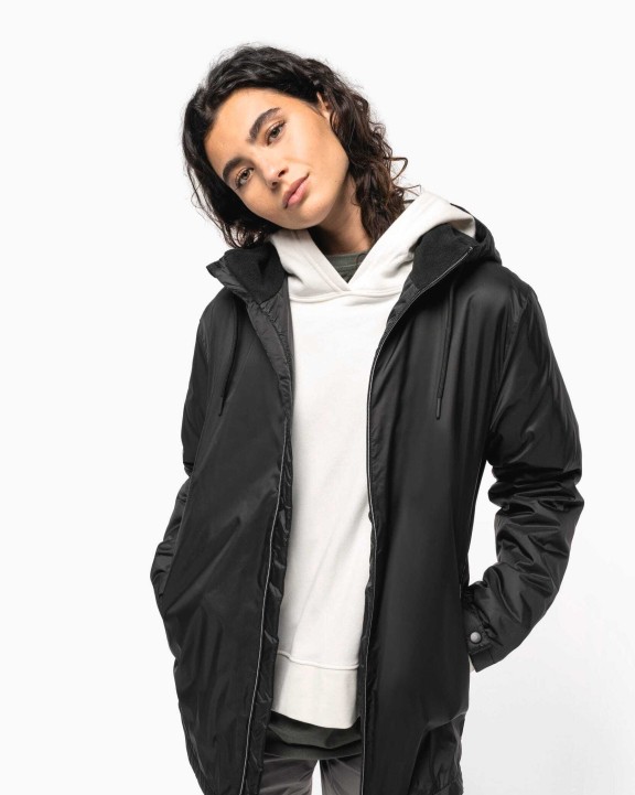 KARIBAN Gefütterte Unisex-Kapuzenjacke aus Mikrofleece Jacke personalisierbar