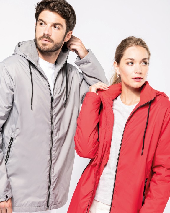 Veste personnalisable KARIBAN Veste à capuche avec doublure en micropolaire unisexe
