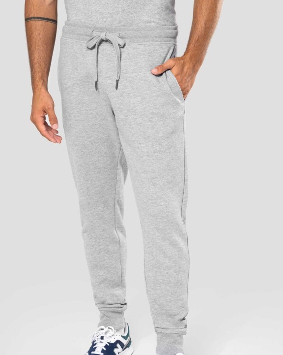 KARIBAN Umweltfreundliche Herrenhose aus ungebürstetem Molton Hose personalisierbar