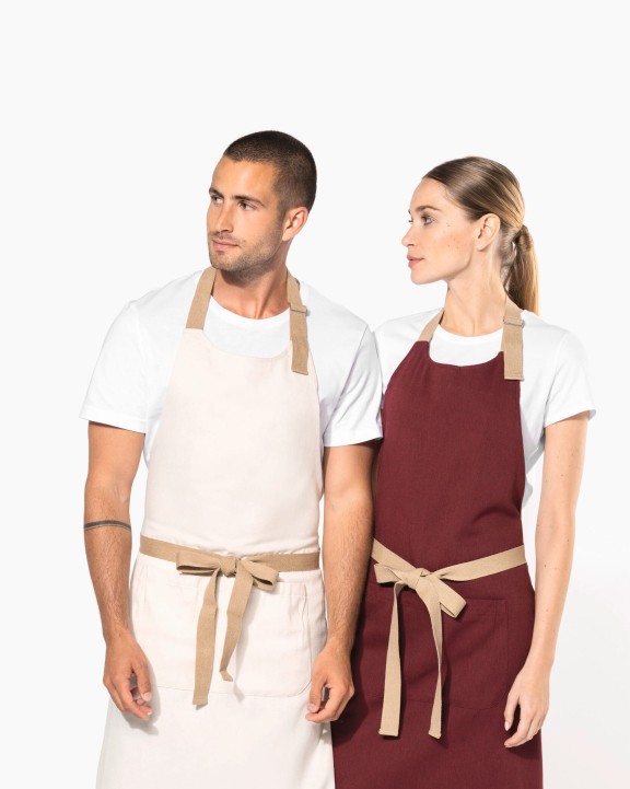 KARIBAN Umweltfreundliche Unisex-Schürze Schürze personalisierbar