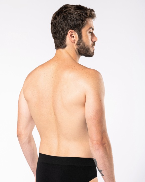 KARIBAN Umweltfreundlicher nahtloser Herren-Slip Unterwäsche personalisierbar