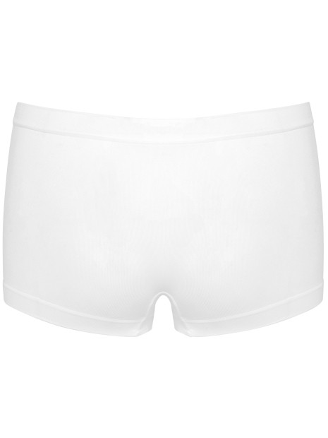 KARIBAN Shorty écoresponsable taille basse sans coutures femme blanc personnalisable